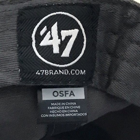 '47 Brand for "S+N" Adjustable Grey Cotton Ball Cap NWOT - Picture 5 of 16